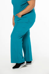 CSCRUBS CASUAL COLLECTION HIGH-WAISTED FLARE PANT | CASUAL WP1 (SIZE: PETITE & TALL)